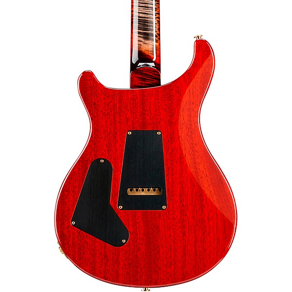 PRS Wood Library Custom 24 with Quilt 10-Top Electric Guitar Charcoal Cherry Burst