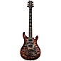PRS Wood Library Custom 24 with Quilt 10-Top Electric Guitar Charcoal Cherry Burst