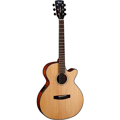 Cort Sfx-Ens Series Cutaway Acoustic-Electric Guitar Natural Satin for sale