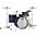 Pearl President Series Deluxe 3-Piece She... Pearl President Series Deluxe 3-Piece Shell Pack With 22" Bass Drum Ocean Ripple