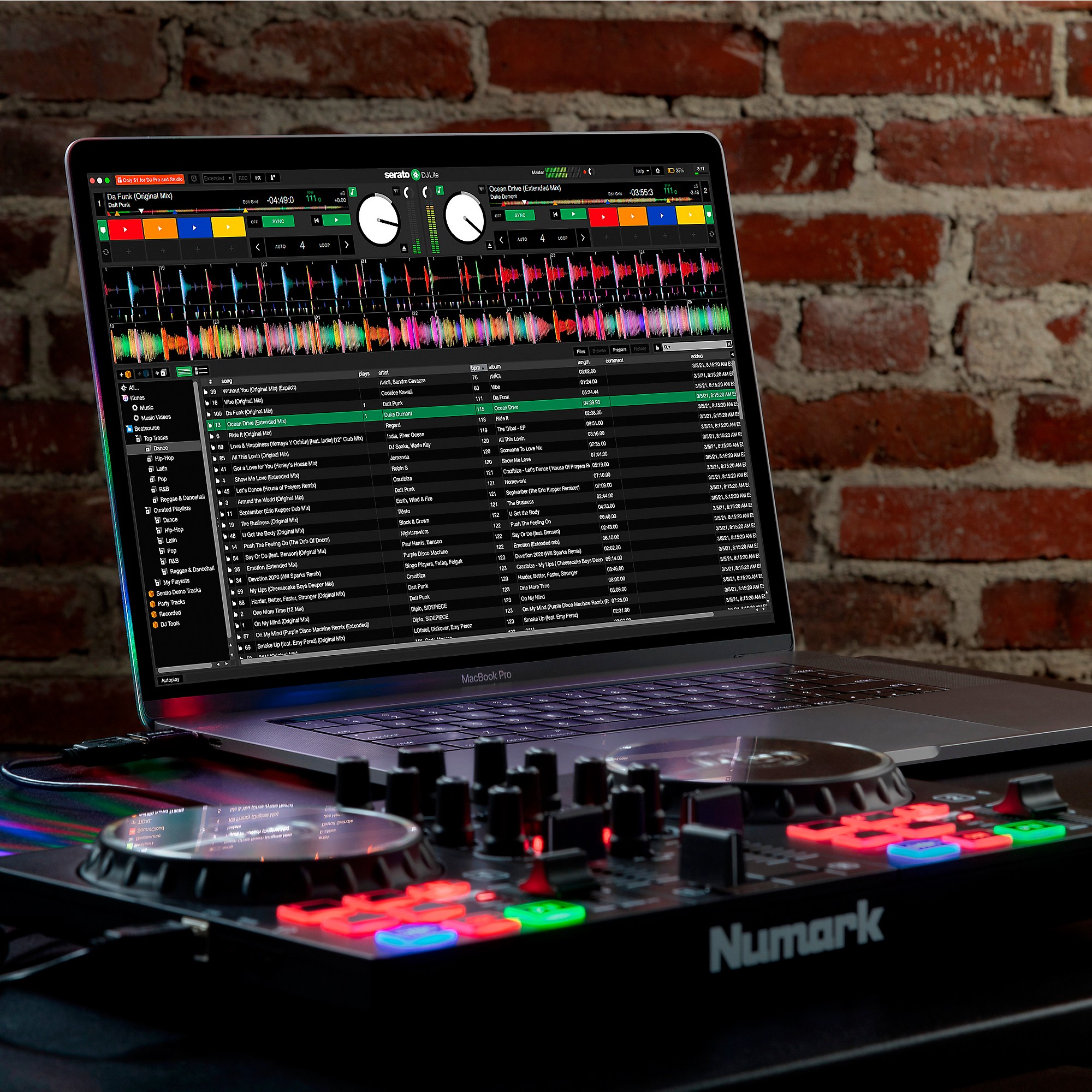 Numark Party Mix II DJ Controller With Built-In Light Show