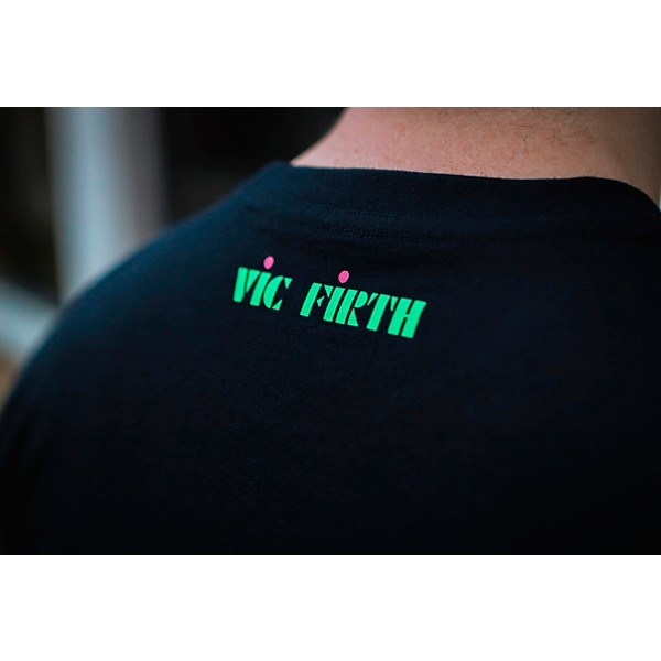 Vic Firth Limited Edition Vintage 90s T-Shirt Small Black