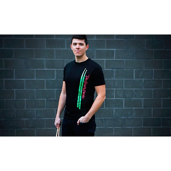 Vic Firth Limited Edition Vintage 90s T-Shirt Small Black