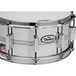 Pearl DuoLuxe Inlaid Snare 14 x 6.5 in. Chrome/Brass