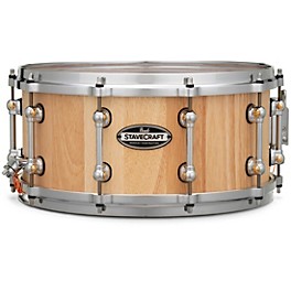 Pearl StaveCraft Thai Oak Snare Drum 14 x 6.5 in. Ha... Pearl StaveCraft Thai Oak Snare Drum 14 x 6.5 in. Hand-Rubbed Natural