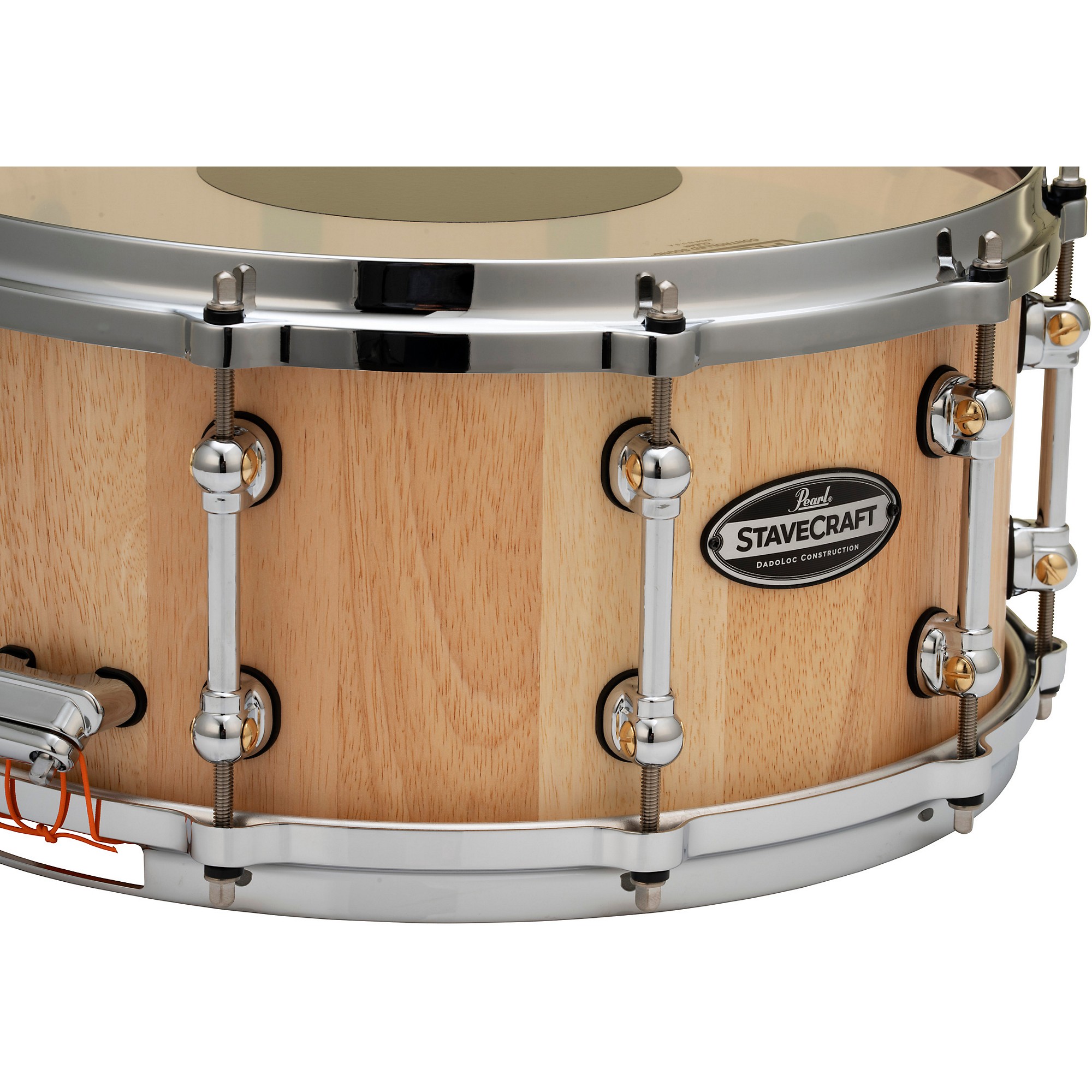 Pearl Stavecraft 14” Makha Snare, Satin Natural