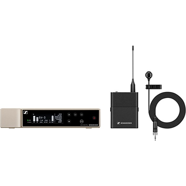 Sennheiser EW-D Evolution Wireless Digital System With ME 4 Cardioid Lavalier Microphone R4-9