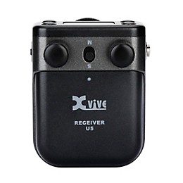 Xvive U5 Dual-Channel Wireless System for Lavalier Microphone and Audio Devices Black