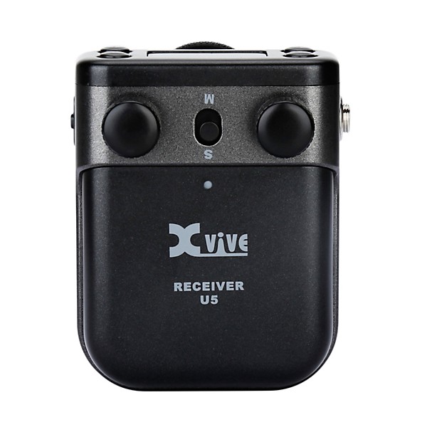 Xvive U5 Dual-Channel Wireless System for Lavalier Microphone and Audio Devices Black