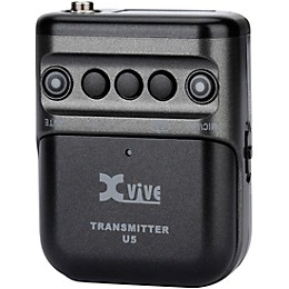 Xvive U5T2 Dual-Channel Wireless System for Lavalier Microphone and Audio Devices Black