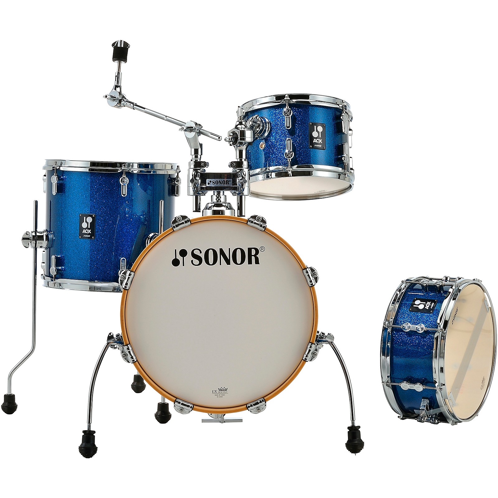 SONOR AQX Jungle Shell Pack Blue Ocean Sparkle | Guitar Center