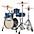 SONOR AQX Micro Shell Pack Red Moon Sparkle SONOR AQX Micro Shell Pack Blue Ocean Sparkle