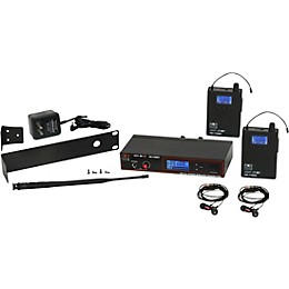 Galaxy Audio AS-1100-2 Wireless In-Ear Monitor Twin Pack System Band P2