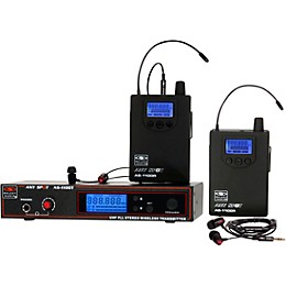 Galaxy Audio AS-1100-2 Wireless In-Ear Monitor Twin Pack System Band P2