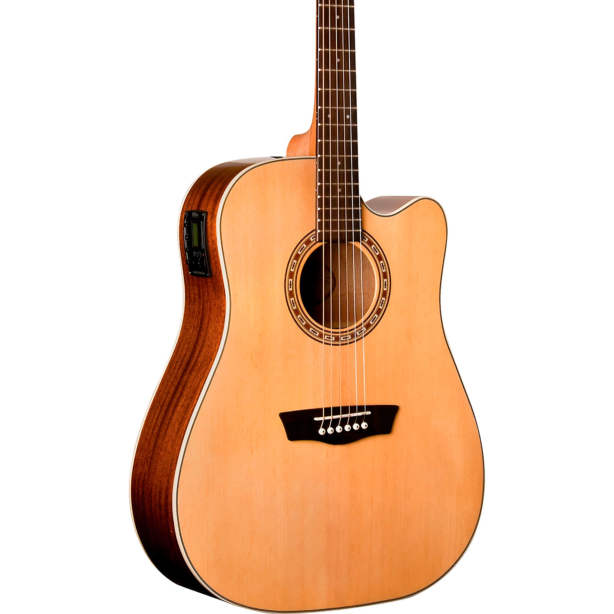 Washburn Harvest Series D7SCE Acoustic Electric Guitar Gloss