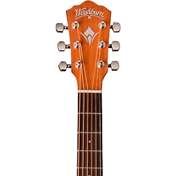 Washburn Harvest Series D7SCE Acoustic Electric Guitar Gloss Natural