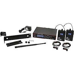 Galaxy Audio AS-1400-2 Wireless In-Ear Monitor Twin Pack System Band M