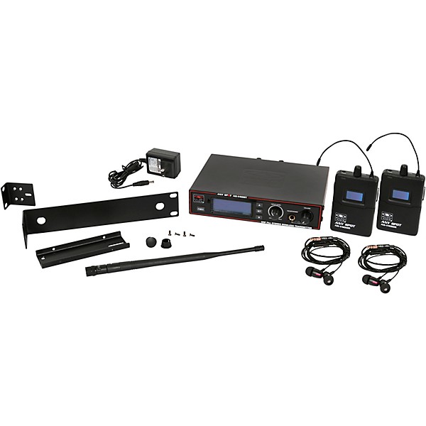 Galaxy Audio AS-1400-2 Wireless In-Ear Monitor Twin Pack System Band P