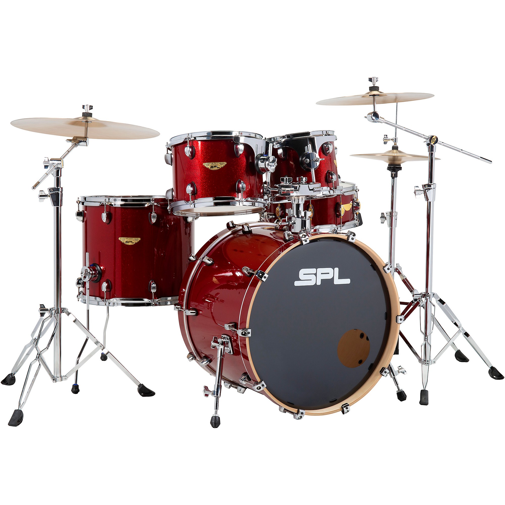 Sound Percussion Labs Velocity 5-Piece Shell Pack Ruby Sequin