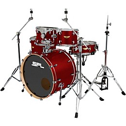 Open Box Sound Percussion Labs Velocity 5-Piece Shell Pack Level 1 Ruby Sequin