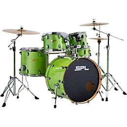 Open Box Sound Percussion Labs Velocity 5-Piece Shell Pack Level 1 Spring Green