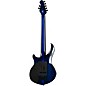 Ernie Ball Music Man Majesty 7 Quilt Top Electric Guitar Blue Ink