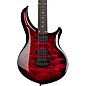 Ernie Ball Music Man John Petrucci BFR Majesty 6 Quilt Top Electric Guitar Red Nebula thumbnail