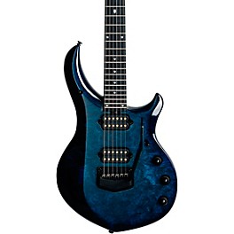 Ernie Ball Music Man John Petrucci BFR Majesty 6 Quilt Top Electric Guitar Blue Ink