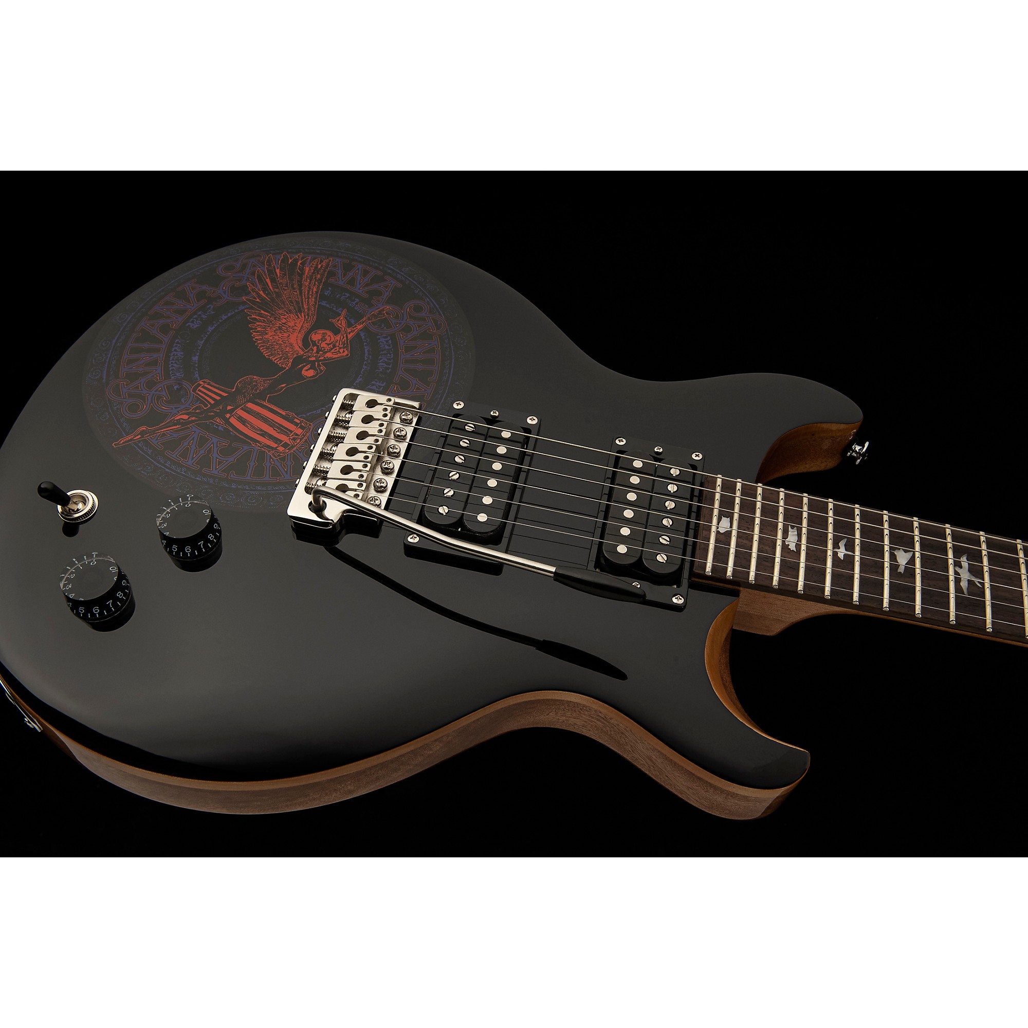PRS SE Santana Abraxas Limited-Edition Electric Guitar Black