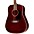 Washburn WD100DL Dreadnought Mahogany Acoustic ... Washburn WD100DL Dreadnought Mahogany Acoustic Guitar Transparent Wine Red