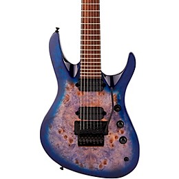 Open Box Jackson Pro Series Signature Chris Broderick Soloist 7P 7 String Electric Guitar Level 2 Transparent Blue 194744675751