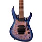 Jackson Pro Series Signature Chris Broderick Soloist 7P 7-String Electric Guitar Transparent Blue thumbnail