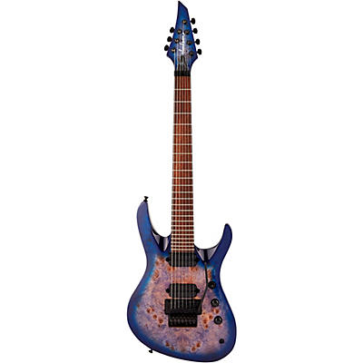 Jackson Pro Series Signature Chris Broderick Soloist 7P 7-String Electric Guitar Transparent Blue for sale