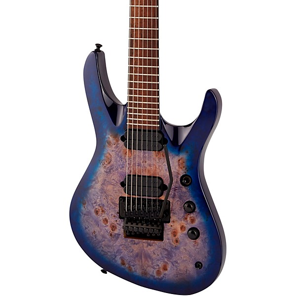 Jackson Pro Series Signature Chris Broderick Soloist 7P 7-String Electric Guitar Transparent Blue