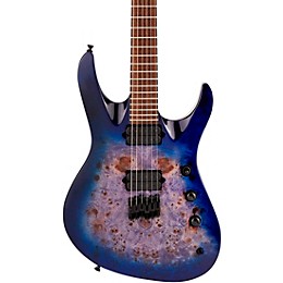 Jackson Pro Series Signature Chris Broderick Soloist HT6P Electric Guitar Transparent Blue