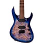 Jackson Pro Series Signature Chris Broderick Soloist HT7P 7 String Electric Guitar Transparent Blue thumbnail