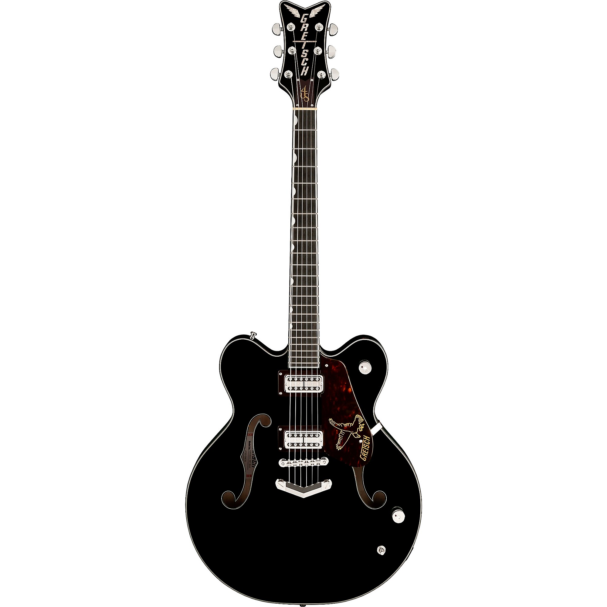 Platinum Gretsch Guitars G6136-RF Richard Fortus Signature Falcon Electric  Guitar Black | Guitar Center