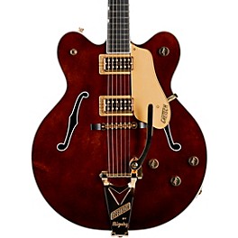 Gretsch Guitars G6122TG Players Edition Country Gentleman Hollowbody Electric Guitar Walnut Stain