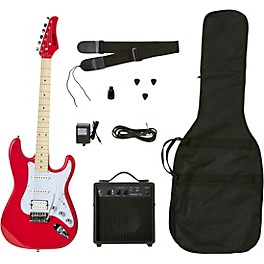 Kramer Focus Electric Guitar Starter Pack Ebony Kramer Focus Electric Guitar Starter Pack Red