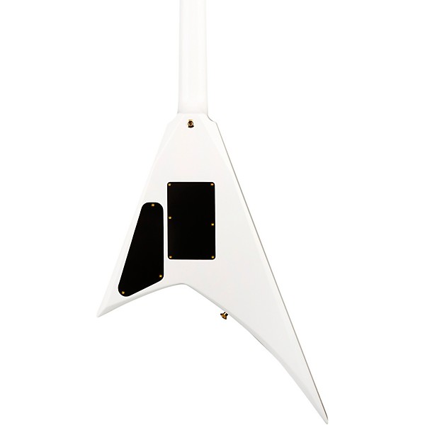 Jackson Concept Series Rhoads RR24 HS Ebony Fingerboard Electric Guitar White with Black Pinstripes