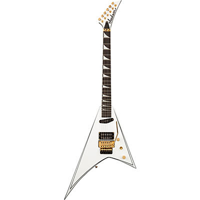 Jackson Concept Series Rhoads Rr24 Hs Ebony Fingerboard Electric Guitar White With Black Pinstripes for sale