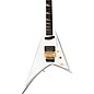 Jackson Concept Series Rhoads RR24 HS Ebony Fingerboard Electric Guitar White with Black Pinstripes