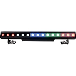 American DJ 15 Hex Bar IP A High output 15x12 Watt Hex (RGBAW+UV) wash bar IP65 rated for indoor and outdoor use, Metal Housing