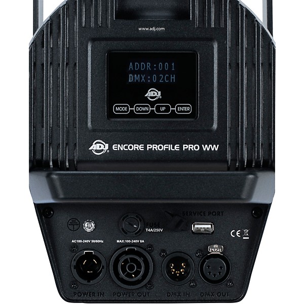 American DJ ENCORE PROFILE PRO WW Professional 260 Watt 3200K LED Powered Ellipsoidal (Lens sold separate)