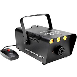 Eliminator Lighting Amber Fog 400 A 400 Watt Fog Machine With Amber LEDs On the Front To Illuminate The Fog.