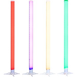 Eliminator Lighting LED BP TUBES 4 PAK 4 Pack Of The Dynamic LED Tubes With Handheld Controller Battery Or AC powered