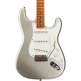 Fender Custom Shop Limited-Edition Platinum Anniversary '50s Stratocaster Journeyman Relic Electric Guitar Aged Silver Sparkle