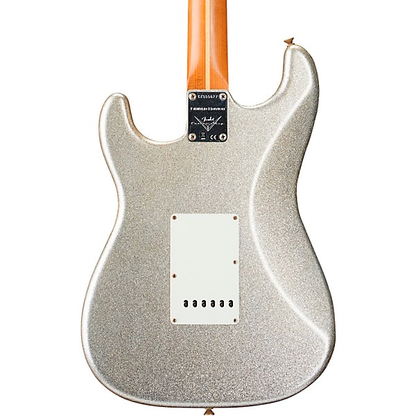 Fender Custom Shop Limited-Edition Platinum Anniversary '50s Stratocaster Journeyman Relic Electric Guitar Aged Silver Spa...