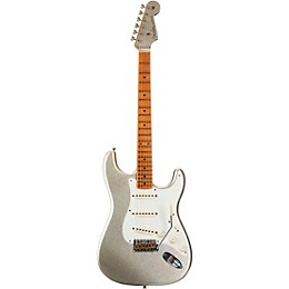 Fender Custom Shop Limited-Edition Platinum Anniversary '50s Stratocaster Journeyman Relic Electric Guitar Aged Silver Sparkle