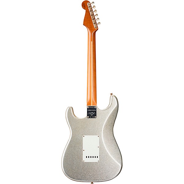 Fender Custom Shop Limited-Edition Platinum Anniversary '50s Stratocaster Journeyman Relic Electric Guitar Aged Silver Spa...